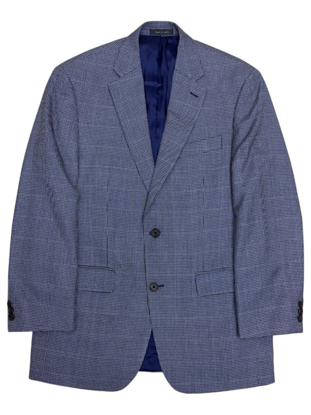 LAUREN RALPH LAUREN SILK & WOOL Blazer Sport Coat Business Blue Jacket Mens 38R